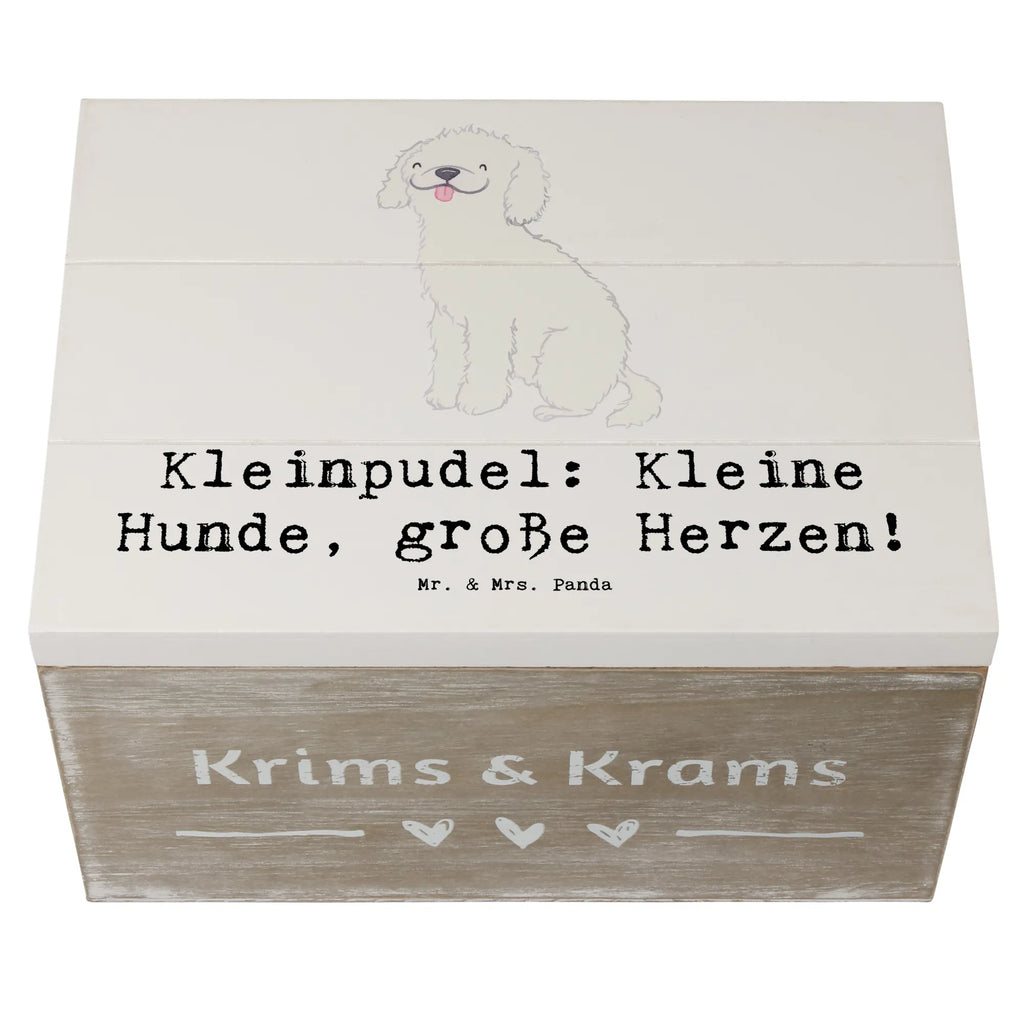 Holzkiste Kleinpudel Liebe Holzkiste, Kiste, Schatzkiste, Truhe, Schatulle, XXL, Erinnerungsbox, Erinnerungskiste, Dekokiste, Aufbewahrungsbox, Geschenkbox, Geschenkdose, Hund, Hunderasse, Rassehund, Hundebesitzer, Geschenk, Tierfreund, Schenken, Welpe