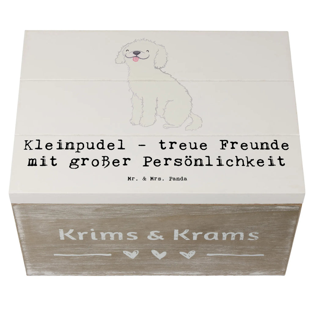 Holzkiste Kleinpudel Freunde Holzkiste, Kiste, Schatzkiste, Truhe, Schatulle, XXL, Erinnerungsbox, Erinnerungskiste, Dekokiste, Aufbewahrungsbox, Geschenkbox, Geschenkdose, Hund, Hunderasse, Rassehund, Hundebesitzer, Geschenk, Tierfreund, Schenken, Welpe