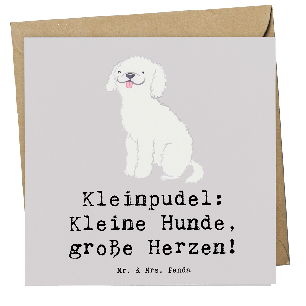 Deluxe Karte Kleinpudel Liebe Karte, Grußkarte, Klappkarte, Einladungskarte, Glückwunschkarte, Hochzeitskarte, Geburtstagskarte, Hochwertige Grußkarte, Hochwertige Klappkarte, Hund, Hunderasse, Rassehund, Hundebesitzer, Geschenk, Tierfreund, Schenken, Welpe