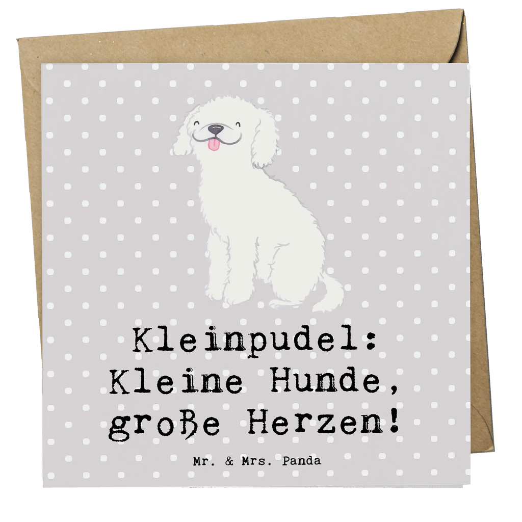 Deluxe Karte Kleinpudel Liebe Karte, Grußkarte, Klappkarte, Einladungskarte, Glückwunschkarte, Hochzeitskarte, Geburtstagskarte, Hochwertige Grußkarte, Hochwertige Klappkarte, Hund, Hunderasse, Rassehund, Hundebesitzer, Geschenk, Tierfreund, Schenken, Welpe