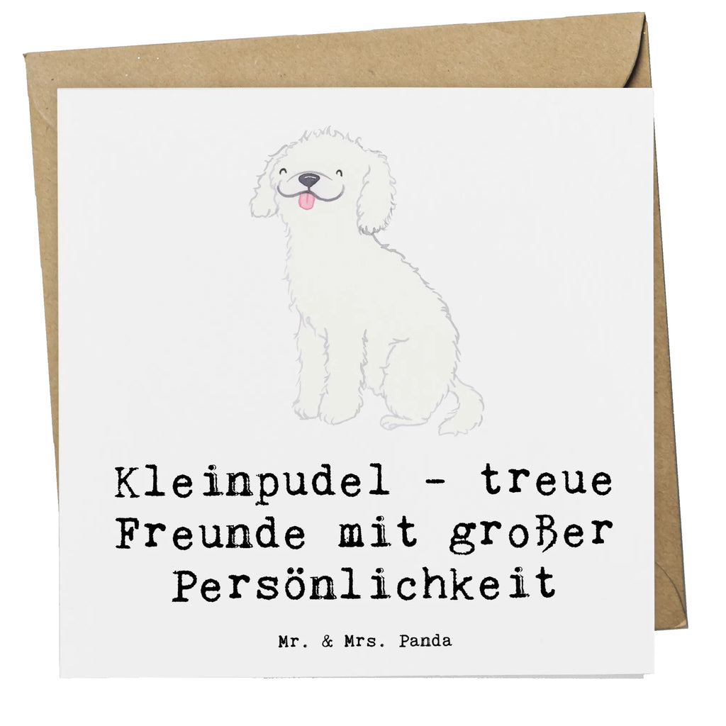 Deluxe Karte Kleinpudel Freunde Karte, Grußkarte, Klappkarte, Einladungskarte, Glückwunschkarte, Hochzeitskarte, Geburtstagskarte, Hochwertige Grußkarte, Hochwertige Klappkarte, Hund, Hunderasse, Rassehund, Hundebesitzer, Geschenk, Tierfreund, Schenken, Welpe