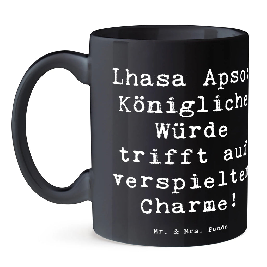 Tasse Spruch Lhasa Apso Charme Tasse, Kaffeetasse, Teetasse, Becher, Kaffeebecher, Teebecher, Keramiktasse, Porzellantasse, Büro Tasse, Geschenk Tasse, Tasse Sprüche, Tasse Motive, Kaffeetassen, Tasse bedrucken, Designer Tasse, Cappuccino Tassen, Schöne Teetassen, Hund, Hunderasse, Rassehund, Hundebesitzer, Geschenk, Tierfreund, Schenken, Welpe