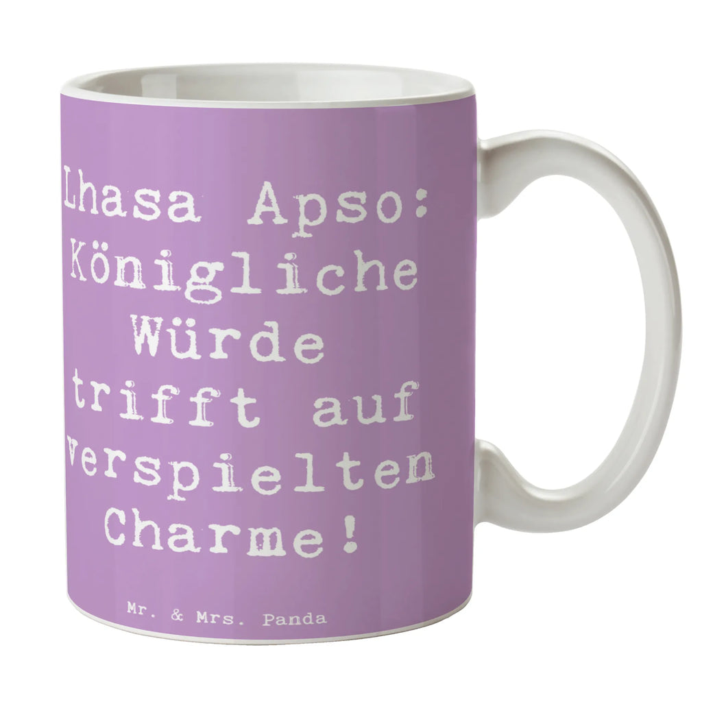 Tasse Spruch Lhasa Apso Charme Tasse, Kaffeetasse, Teetasse, Becher, Kaffeebecher, Teebecher, Keramiktasse, Porzellantasse, Büro Tasse, Geschenk Tasse, Tasse Sprüche, Tasse Motive, Kaffeetassen, Tasse bedrucken, Designer Tasse, Cappuccino Tassen, Schöne Teetassen, Hund, Hunderasse, Rassehund, Hundebesitzer, Geschenk, Tierfreund, Schenken, Welpe