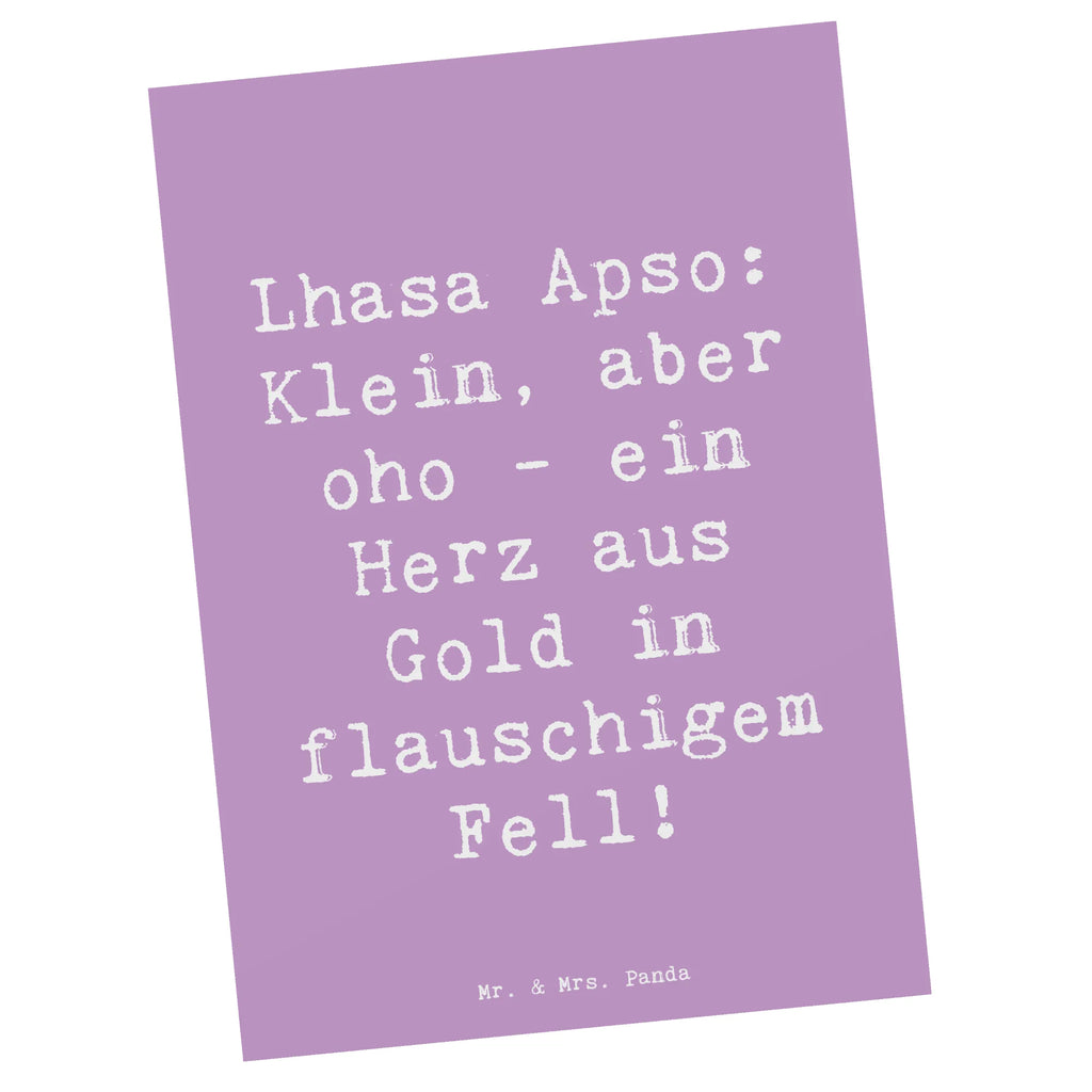 Postkarte Spruch Lhasa Apso Wunder Postkarte, Karte, Geschenkkarte, Grußkarte, Einladung, Ansichtskarte, Geburtstagskarte, Einladungskarte, Dankeskarte, Ansichtskarten, Einladung Geburtstag, Einladungskarten Geburtstag, Hund, Hunderasse, Rassehund, Hundebesitzer, Geschenk, Tierfreund, Schenken, Welpe