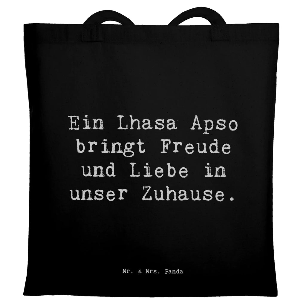 Tragetasche Spruch Lhasa Apso Freude Beuteltasche, Beutel, Einkaufstasche, Jutebeutel, Stoffbeutel, Tasche, Shopper, Umhängetasche, Strandtasche, Schultertasche, Stofftasche, Tragetasche, Badetasche, Jutetasche, Einkaufstüte, Laptoptasche, Hund, Hunderasse, Rassehund, Hundebesitzer, Geschenk, Tierfreund, Schenken, Welpe