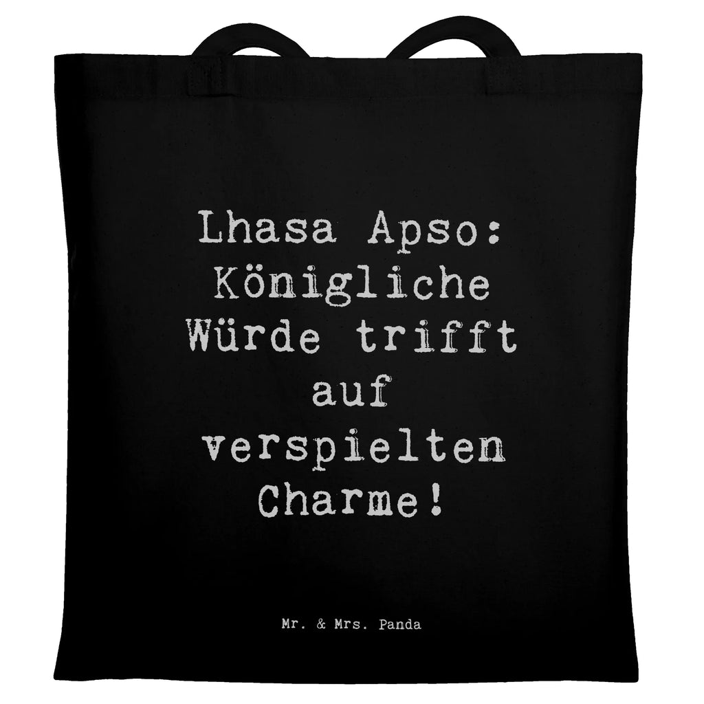 Tragetasche Spruch Lhasa Apso Charme Beuteltasche, Beutel, Einkaufstasche, Jutebeutel, Stoffbeutel, Tasche, Shopper, Umhängetasche, Strandtasche, Schultertasche, Stofftasche, Tragetasche, Badetasche, Jutetasche, Einkaufstüte, Laptoptasche, Hund, Hunderasse, Rassehund, Hundebesitzer, Geschenk, Tierfreund, Schenken, Welpe