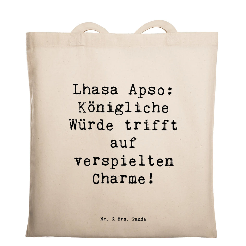 Tragetasche Spruch Lhasa Apso Charme Beuteltasche, Beutel, Einkaufstasche, Jutebeutel, Stoffbeutel, Tasche, Shopper, Umhängetasche, Strandtasche, Schultertasche, Stofftasche, Tragetasche, Badetasche, Jutetasche, Einkaufstüte, Laptoptasche, Hund, Hunderasse, Rassehund, Hundebesitzer, Geschenk, Tierfreund, Schenken, Welpe