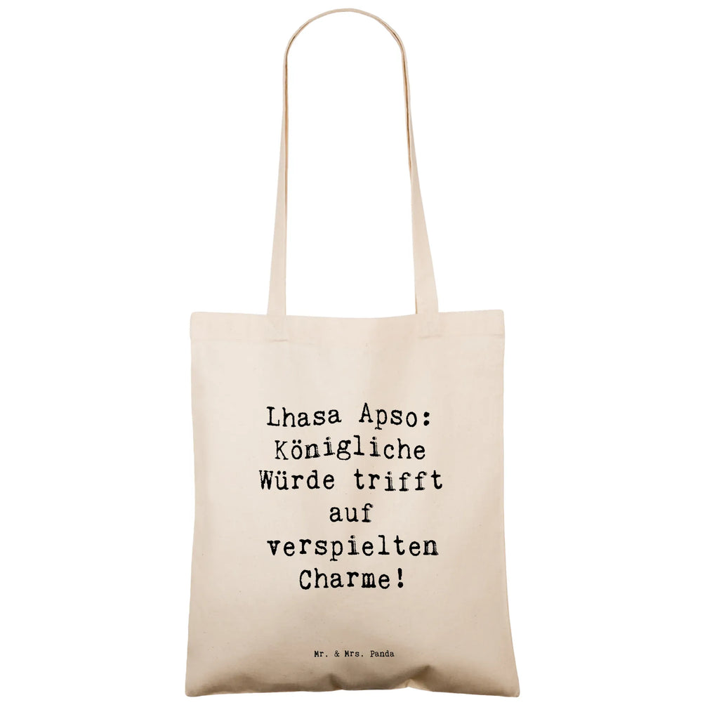 Tragetasche Spruch Lhasa Apso Charme Beuteltasche, Beutel, Einkaufstasche, Jutebeutel, Stoffbeutel, Tasche, Shopper, Umhängetasche, Strandtasche, Schultertasche, Stofftasche, Tragetasche, Badetasche, Jutetasche, Einkaufstüte, Laptoptasche, Hund, Hunderasse, Rassehund, Hundebesitzer, Geschenk, Tierfreund, Schenken, Welpe