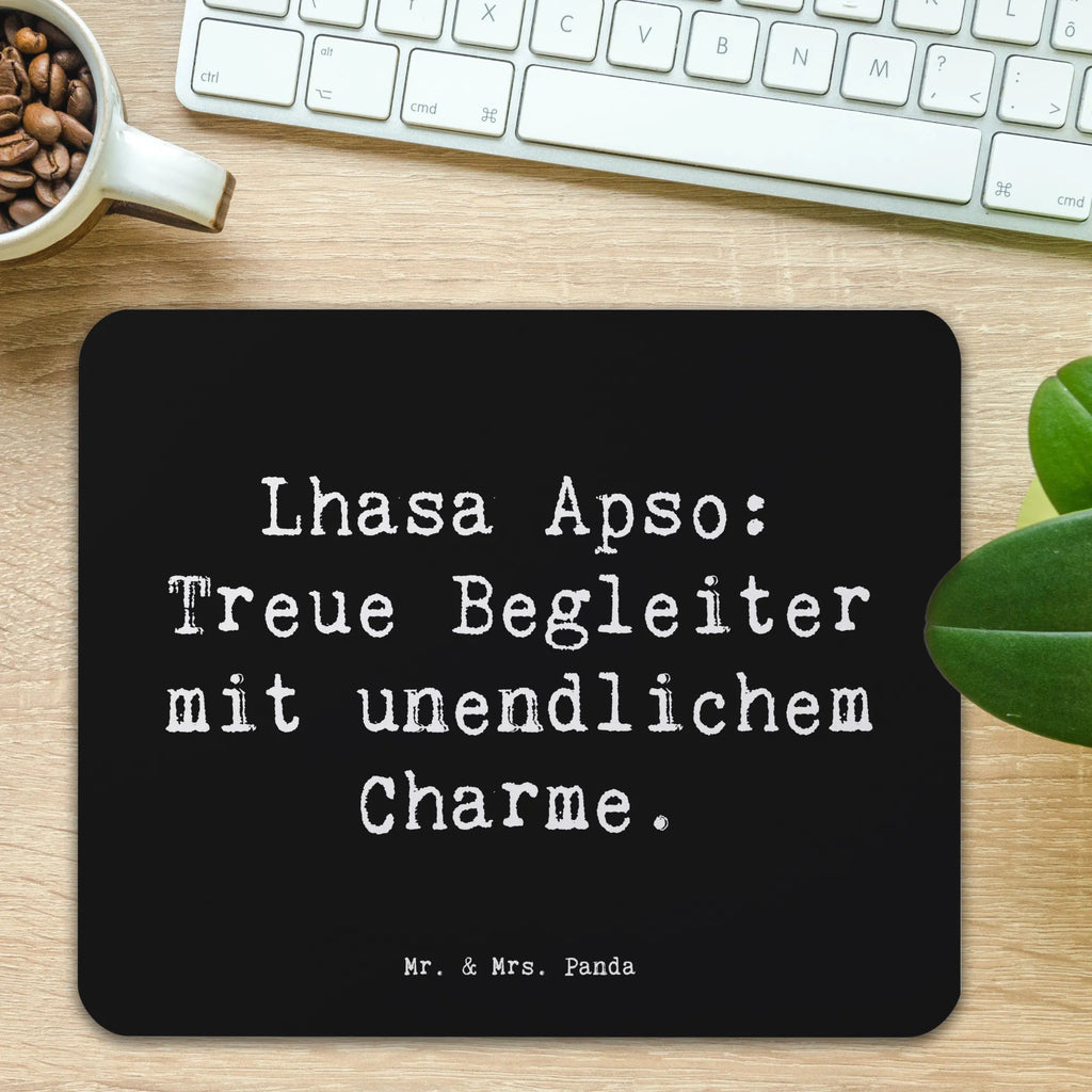 Mauspad Spruch Lhasa Apso Treue Begleiter Mousepad, Computer zubehör, Büroausstattung, PC Zubehör, Arbeitszimmer, Mauspad, Einzigartiges Mauspad, Designer Mauspad, Mausunterlage, Mauspad Büro, Hund, Hunderasse, Rassehund, Hundebesitzer, Geschenk, Tierfreund, Schenken, Welpe