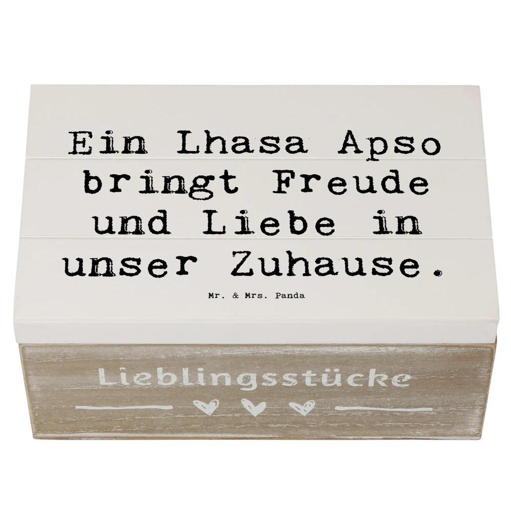 Holzkiste Spruch Lhasa Apso Freude Holzkiste, Kiste, Schatzkiste, Truhe, Schatulle, XXL, Erinnerungsbox, Erinnerungskiste, Dekokiste, Aufbewahrungsbox, Geschenkbox, Geschenkdose, Hund, Hunderasse, Rassehund, Hundebesitzer, Geschenk, Tierfreund, Schenken, Welpe