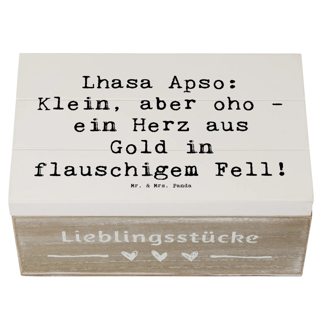 Holzkiste Spruch Lhasa Apso Wunder Holzkiste, Kiste, Schatzkiste, Truhe, Schatulle, XXL, Erinnerungsbox, Erinnerungskiste, Dekokiste, Aufbewahrungsbox, Geschenkbox, Geschenkdose, Hund, Hunderasse, Rassehund, Hundebesitzer, Geschenk, Tierfreund, Schenken, Welpe