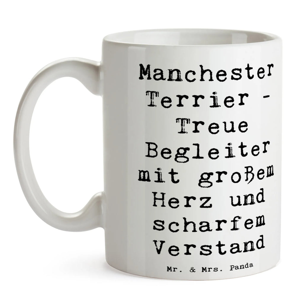 Tasse Spruch Manchester Terrier Begleiter Tasse, Kaffeetasse, Teetasse, Becher, Kaffeebecher, Teebecher, Keramiktasse, Porzellantasse, Büro Tasse, Geschenk Tasse, Tasse Sprüche, Tasse Motive, Kaffeetassen, Tasse bedrucken, Designer Tasse, Cappuccino Tassen, Schöne Teetassen, Hund, Hunderasse, Rassehund, Hundebesitzer, Geschenk, Tierfreund, Schenken, Welpe