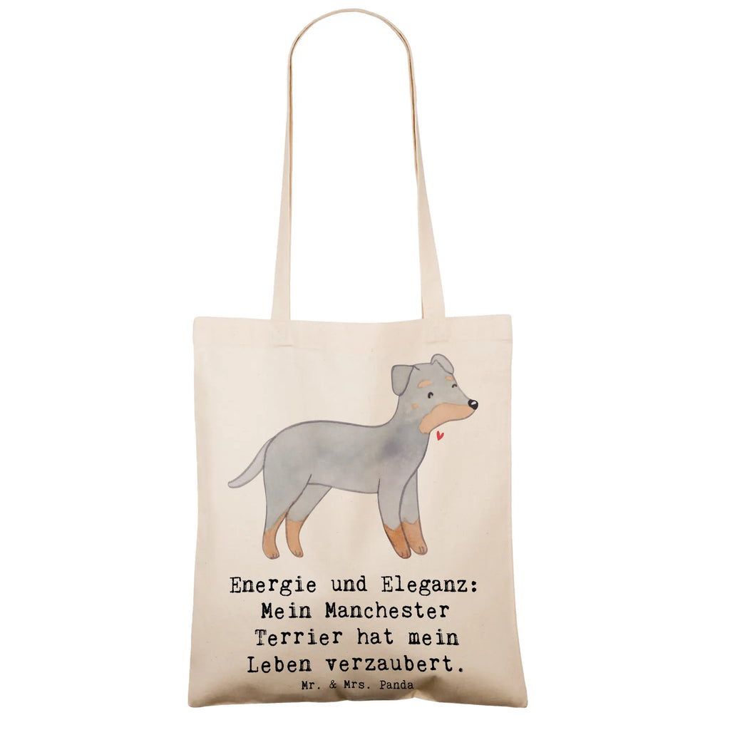 Tragetasche Manchester Terrier Magie Beuteltasche, Beutel, Einkaufstasche, Jutebeutel, Stoffbeutel, Tasche, Shopper, Umhängetasche, Strandtasche, Schultertasche, Stofftasche, Tragetasche, Badetasche, Jutetasche, Einkaufstüte, Laptoptasche, Hund, Hunderasse, Rassehund, Hundebesitzer, Geschenk, Tierfreund, Schenken, Welpe