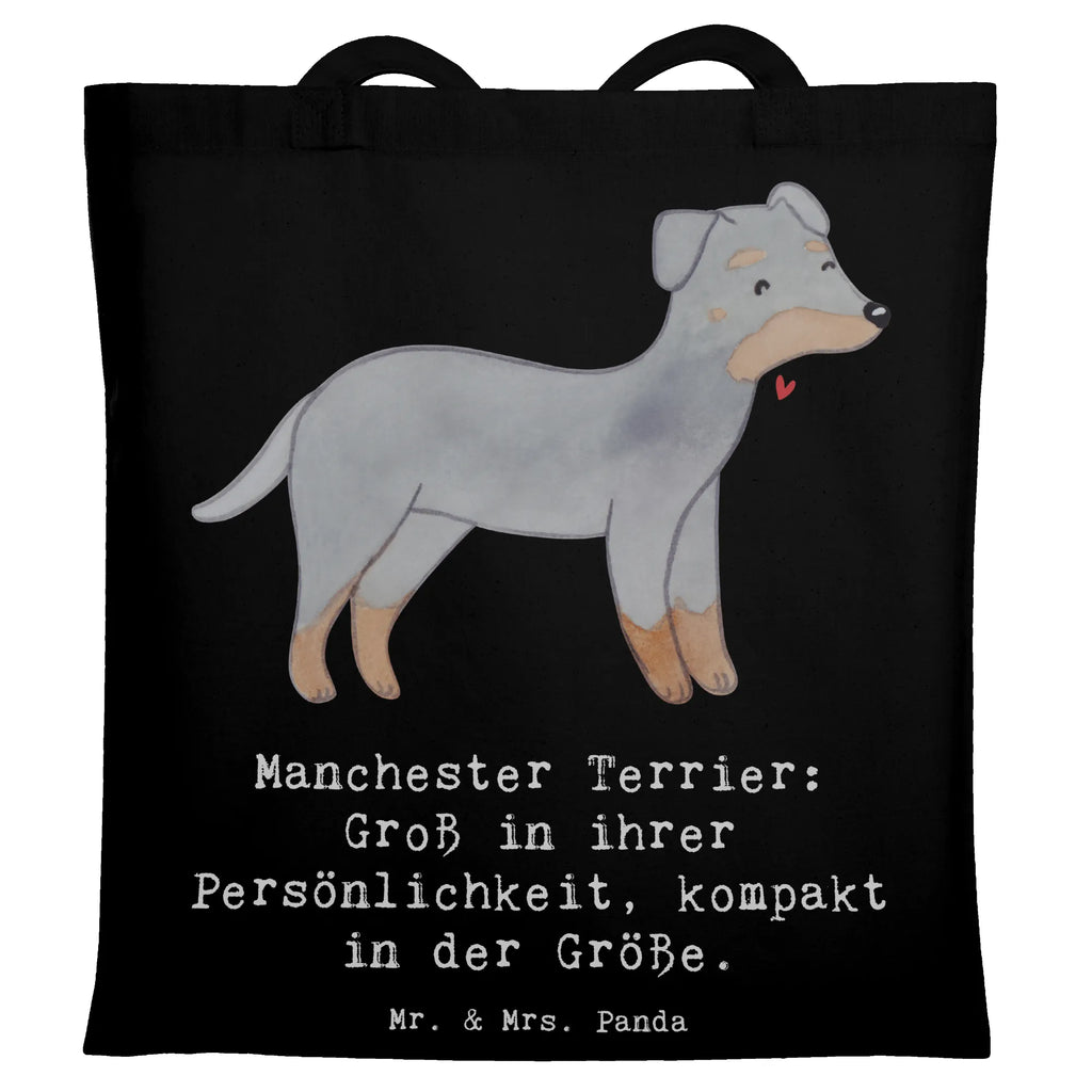 Tragetasche Manchester Terrier Persönlichkeit Beuteltasche, Beutel, Einkaufstasche, Jutebeutel, Stoffbeutel, Tasche, Shopper, Umhängetasche, Strandtasche, Schultertasche, Stofftasche, Tragetasche, Badetasche, Jutetasche, Einkaufstüte, Laptoptasche, Hund, Hunderasse, Rassehund, Hundebesitzer, Geschenk, Tierfreund, Schenken, Welpe