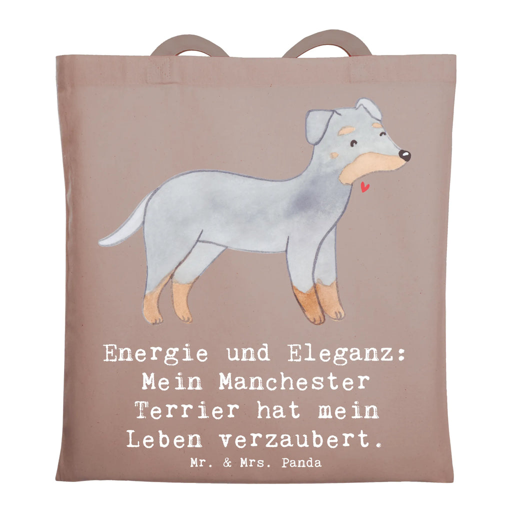 Tragetasche Manchester Terrier Magie Beuteltasche, Beutel, Einkaufstasche, Jutebeutel, Stoffbeutel, Tasche, Shopper, Umhängetasche, Strandtasche, Schultertasche, Stofftasche, Tragetasche, Badetasche, Jutetasche, Einkaufstüte, Laptoptasche, Hund, Hunderasse, Rassehund, Hundebesitzer, Geschenk, Tierfreund, Schenken, Welpe