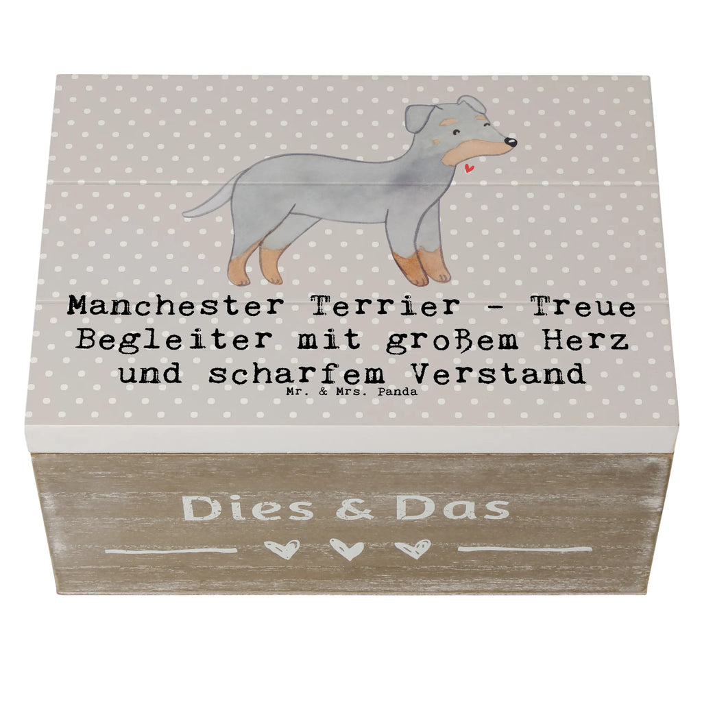 Holzkiste Manchester Terrier Begleiter Holzkiste, Kiste, Schatzkiste, Truhe, Schatulle, XXL, Erinnerungsbox, Erinnerungskiste, Dekokiste, Aufbewahrungsbox, Geschenkbox, Geschenkdose, Hund, Hunderasse, Rassehund, Hundebesitzer, Geschenk, Tierfreund, Schenken, Welpe