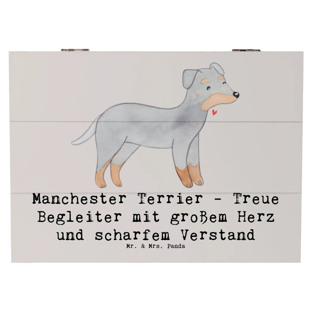 Holzkiste Manchester Terrier Begleiter Holzkiste, Kiste, Schatzkiste, Truhe, Schatulle, XXL, Erinnerungsbox, Erinnerungskiste, Dekokiste, Aufbewahrungsbox, Geschenkbox, Geschenkdose, Hund, Hunderasse, Rassehund, Hundebesitzer, Geschenk, Tierfreund, Schenken, Welpe