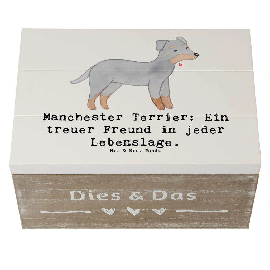 Holzkiste Manchester Terrier Freundschaft Holzkiste, Kiste, Schatzkiste, Truhe, Schatulle, XXL, Erinnerungsbox, Erinnerungskiste, Dekokiste, Aufbewahrungsbox, Geschenkbox, Geschenkdose, Hund, Hunderasse, Rassehund, Hundebesitzer, Geschenk, Tierfreund, Schenken, Welpe