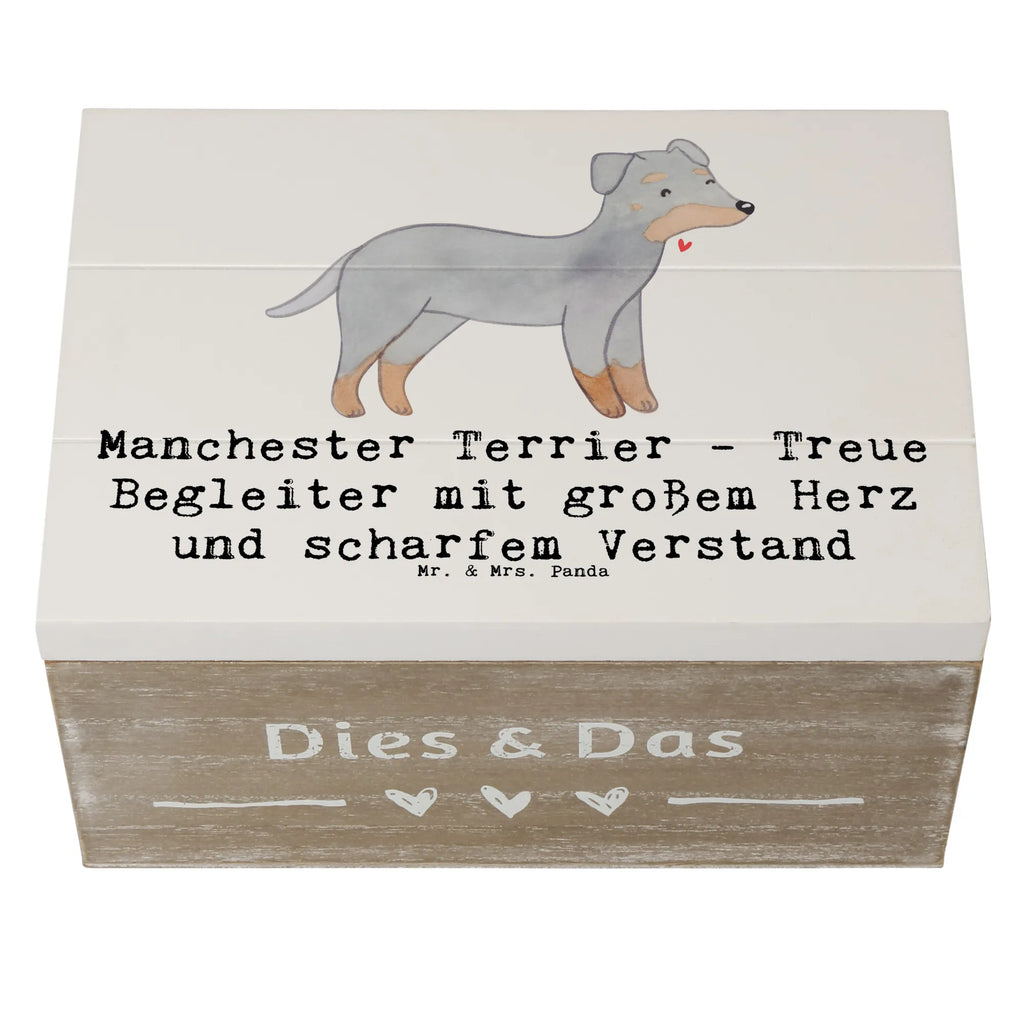 Holzkiste Manchester Terrier Begleiter Holzkiste, Kiste, Schatzkiste, Truhe, Schatulle, XXL, Erinnerungsbox, Erinnerungskiste, Dekokiste, Aufbewahrungsbox, Geschenkbox, Geschenkdose, Hund, Hunderasse, Rassehund, Hundebesitzer, Geschenk, Tierfreund, Schenken, Welpe