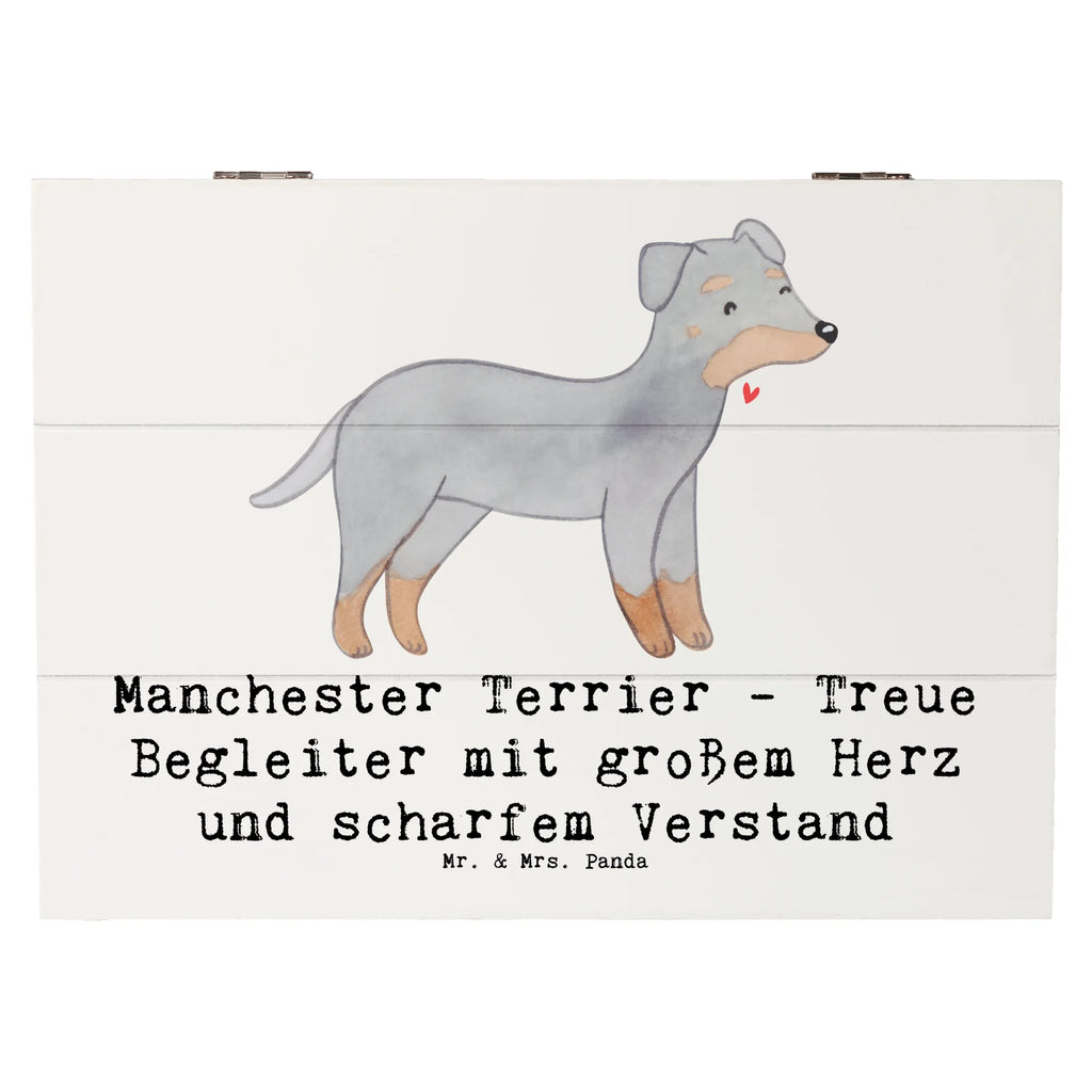 Holzkiste Manchester Terrier Begleiter Holzkiste, Kiste, Schatzkiste, Truhe, Schatulle, XXL, Erinnerungsbox, Erinnerungskiste, Dekokiste, Aufbewahrungsbox, Geschenkbox, Geschenkdose, Hund, Hunderasse, Rassehund, Hundebesitzer, Geschenk, Tierfreund, Schenken, Welpe