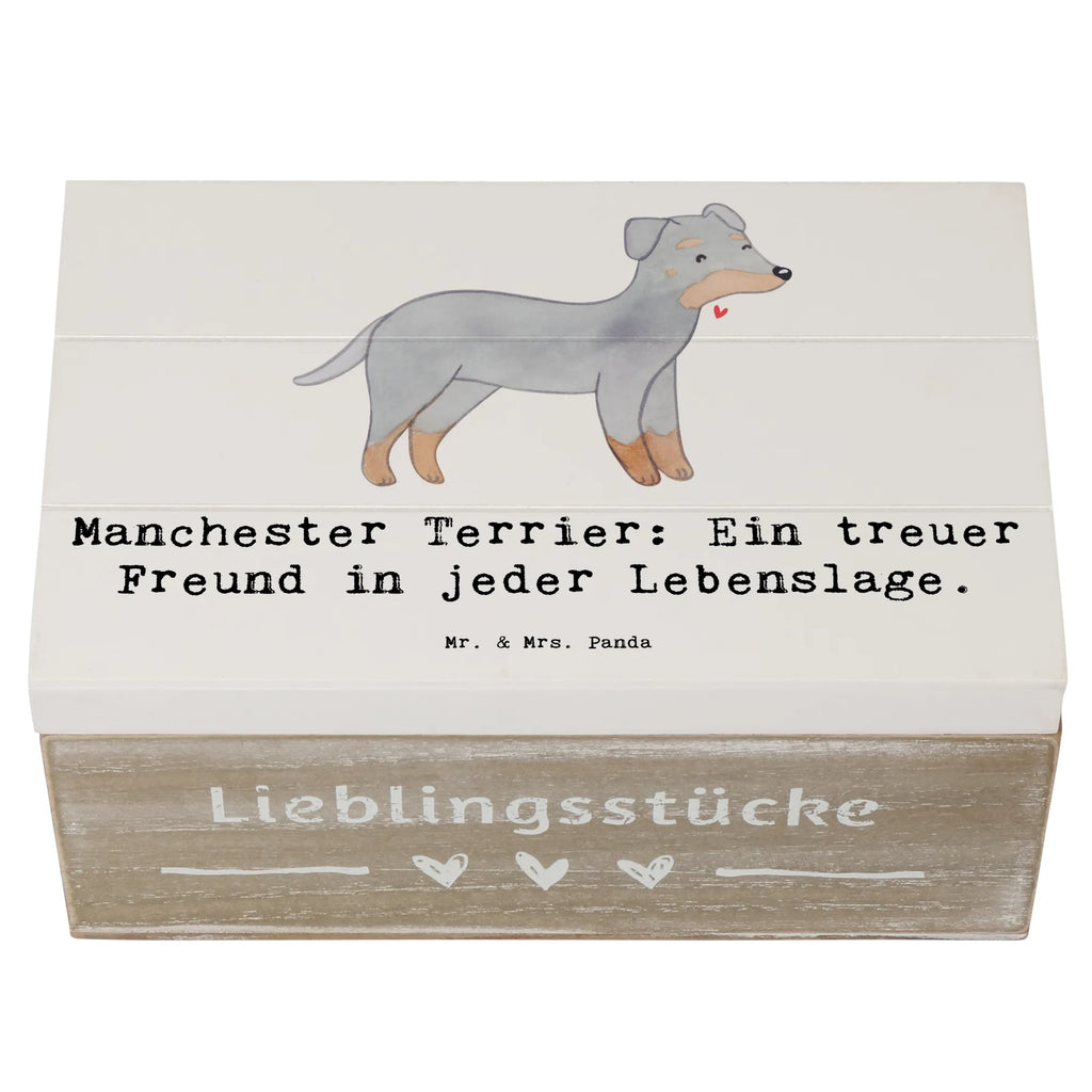 Holzkiste Manchester Terrier Freundschaft Holzkiste, Kiste, Schatzkiste, Truhe, Schatulle, XXL, Erinnerungsbox, Erinnerungskiste, Dekokiste, Aufbewahrungsbox, Geschenkbox, Geschenkdose, Hund, Hunderasse, Rassehund, Hundebesitzer, Geschenk, Tierfreund, Schenken, Welpe