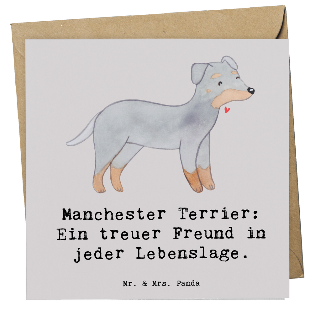 Deluxe Karte Manchester Terrier Freundschaft Karte, Grußkarte, Klappkarte, Einladungskarte, Glückwunschkarte, Hochzeitskarte, Geburtstagskarte, Hochwertige Grußkarte, Hochwertige Klappkarte, Hund, Hunderasse, Rassehund, Hundebesitzer, Geschenk, Tierfreund, Schenken, Welpe