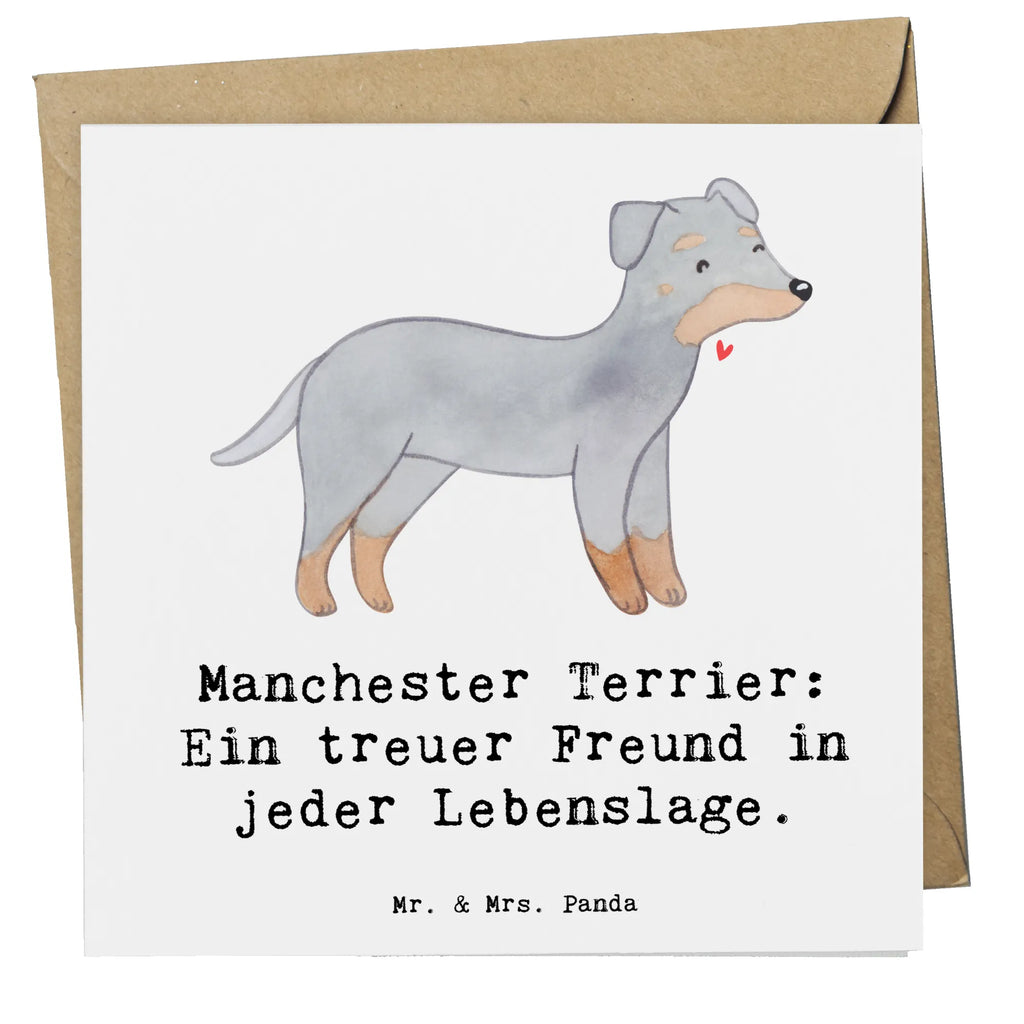 Deluxe Karte Manchester Terrier Freundschaft Karte, Grußkarte, Klappkarte, Einladungskarte, Glückwunschkarte, Hochzeitskarte, Geburtstagskarte, Hochwertige Grußkarte, Hochwertige Klappkarte, Hund, Hunderasse, Rassehund, Hundebesitzer, Geschenk, Tierfreund, Schenken, Welpe