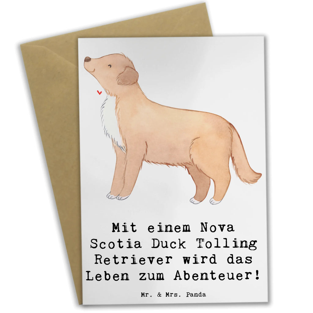 Grußkarte Nova Scotia Duck Abenteuer Grußkarte, Klappkarte, Einladungskarte, Glückwunschkarte, Hochzeitskarte, Geburtstagskarte, Karte, Ansichtskarten, Hund, Hunderasse, Rassehund, Hundebesitzer, Geschenk, Tierfreund, Schenken, Welpe