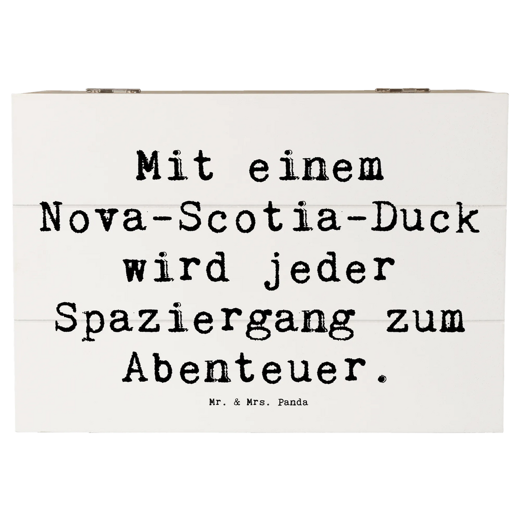 Holzkiste Spruch Nova Scotia Duck Abenteuer Holzkiste, Kiste, Schatzkiste, Truhe, Schatulle, XXL, Erinnerungsbox, Erinnerungskiste, Dekokiste, Aufbewahrungsbox, Geschenkbox, Geschenkdose, Hund, Hunderasse, Rassehund, Hundebesitzer, Geschenk, Tierfreund, Schenken, Welpe