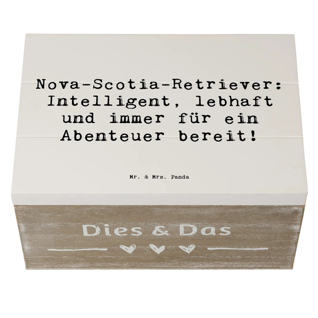 Holzkiste Spruch Nova Scotia Duck Holzkiste, Kiste, Schatzkiste, Truhe, Schatulle, XXL, Erinnerungsbox, Erinnerungskiste, Dekokiste, Aufbewahrungsbox, Geschenkbox, Geschenkdose, Hund, Hunderasse, Rassehund, Hundebesitzer, Geschenk, Tierfreund, Schenken, Welpe