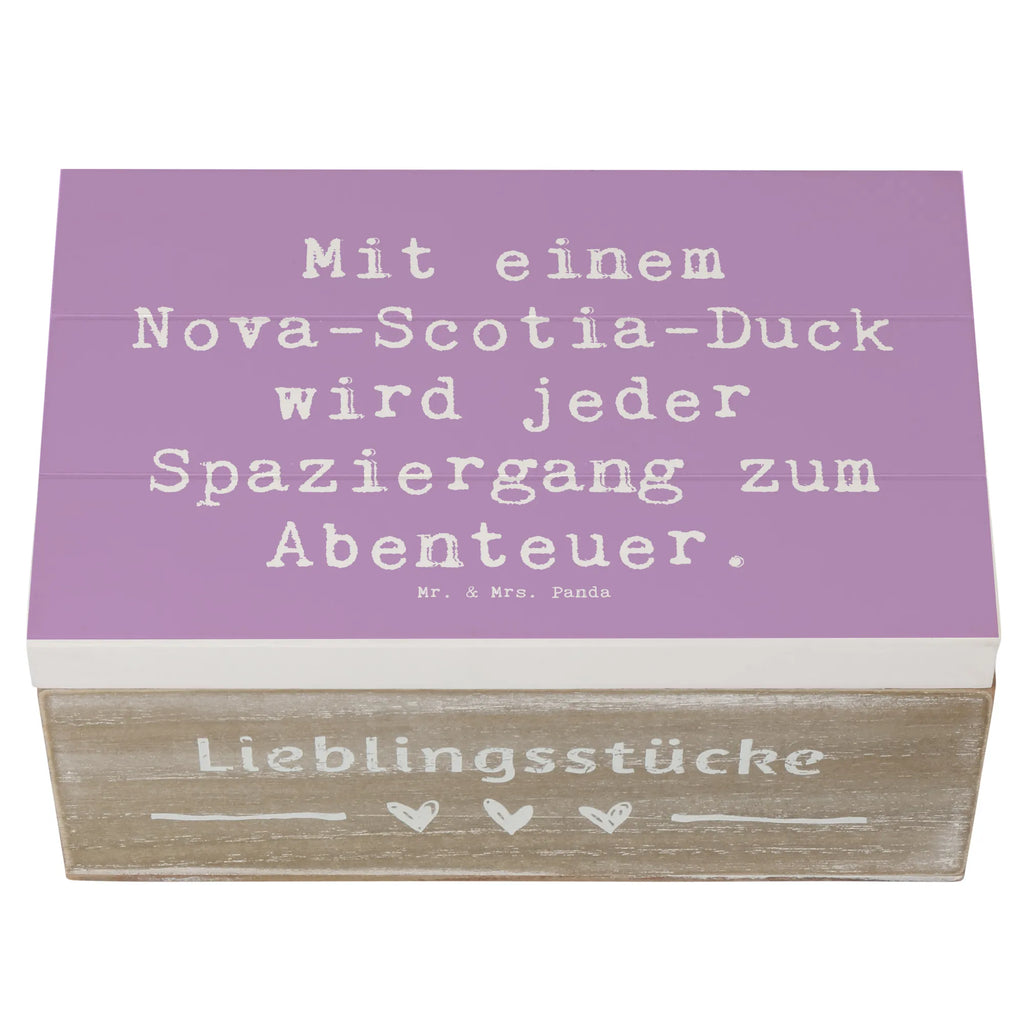 Holzkiste Spruch Nova Scotia Duck Abenteuer Holzkiste, Kiste, Schatzkiste, Truhe, Schatulle, XXL, Erinnerungsbox, Erinnerungskiste, Dekokiste, Aufbewahrungsbox, Geschenkbox, Geschenkdose, Hund, Hunderasse, Rassehund, Hundebesitzer, Geschenk, Tierfreund, Schenken, Welpe