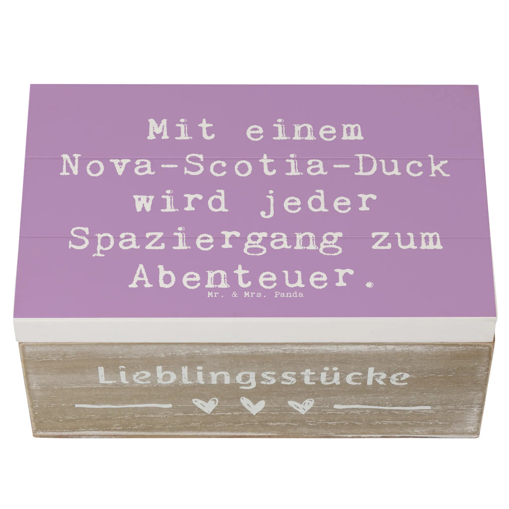 Holzkiste Spruch Nova Scotia Duck Abenteuer Holzkiste, Kiste, Schatzkiste, Truhe, Schatulle, XXL, Erinnerungsbox, Erinnerungskiste, Dekokiste, Aufbewahrungsbox, Geschenkbox, Geschenkdose, Hund, Hunderasse, Rassehund, Hundebesitzer, Geschenk, Tierfreund, Schenken, Welpe