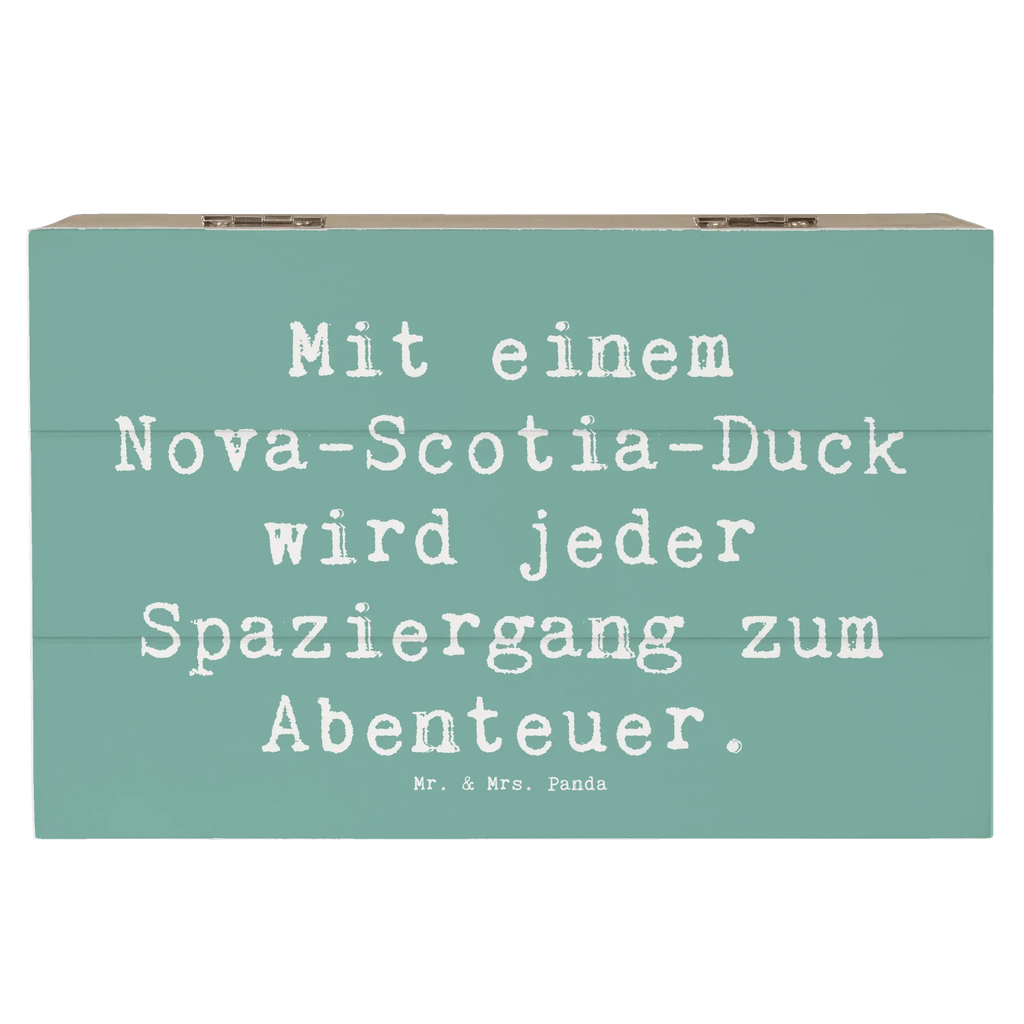 Holzkiste Spruch Nova Scotia Duck Abenteuer Holzkiste, Kiste, Schatzkiste, Truhe, Schatulle, XXL, Erinnerungsbox, Erinnerungskiste, Dekokiste, Aufbewahrungsbox, Geschenkbox, Geschenkdose, Hund, Hunderasse, Rassehund, Hundebesitzer, Geschenk, Tierfreund, Schenken, Welpe