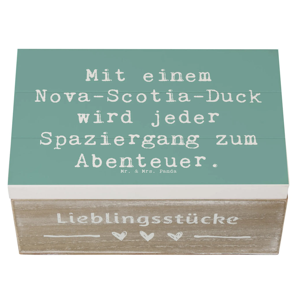 Holzkiste Spruch Nova Scotia Duck Abenteuer Holzkiste, Kiste, Schatzkiste, Truhe, Schatulle, XXL, Erinnerungsbox, Erinnerungskiste, Dekokiste, Aufbewahrungsbox, Geschenkbox, Geschenkdose, Hund, Hunderasse, Rassehund, Hundebesitzer, Geschenk, Tierfreund, Schenken, Welpe