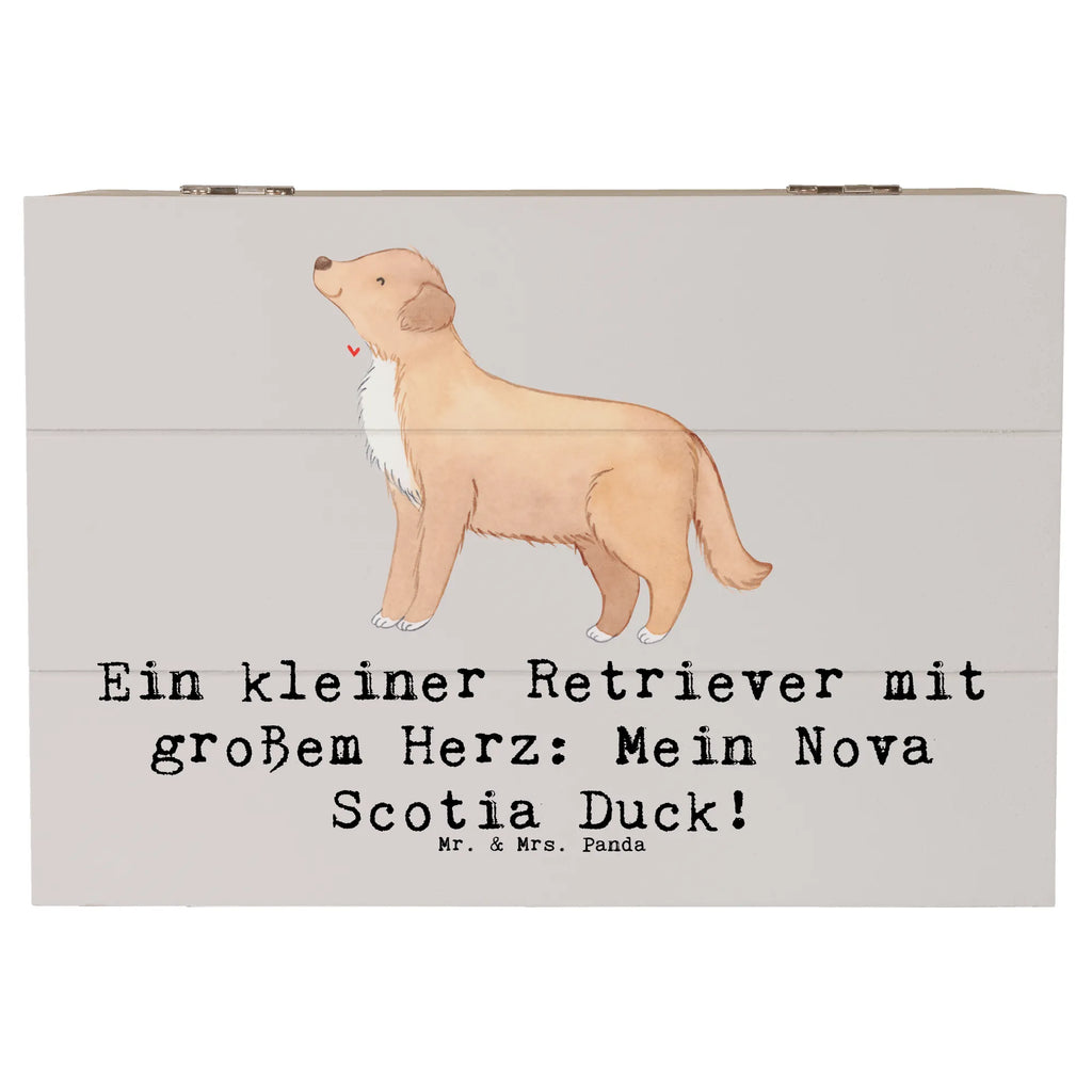 Holzkiste Nova Scotia Duck Herz Holzkiste, Kiste, Schatzkiste, Truhe, Schatulle, XXL, Erinnerungsbox, Erinnerungskiste, Dekokiste, Aufbewahrungsbox, Geschenkbox, Geschenkdose, Hund, Hunderasse, Rassehund, Hundebesitzer, Geschenk, Tierfreund, Schenken, Welpe