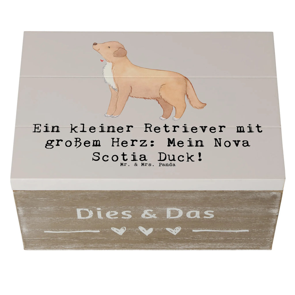 Holzkiste Nova Scotia Duck Herz Holzkiste, Kiste, Schatzkiste, Truhe, Schatulle, XXL, Erinnerungsbox, Erinnerungskiste, Dekokiste, Aufbewahrungsbox, Geschenkbox, Geschenkdose, Hund, Hunderasse, Rassehund, Hundebesitzer, Geschenk, Tierfreund, Schenken, Welpe