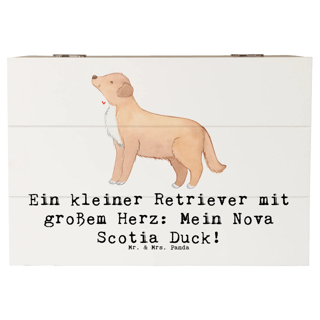 Holzkiste Nova Scotia Duck Herz Holzkiste, Kiste, Schatzkiste, Truhe, Schatulle, XXL, Erinnerungsbox, Erinnerungskiste, Dekokiste, Aufbewahrungsbox, Geschenkbox, Geschenkdose, Hund, Hunderasse, Rassehund, Hundebesitzer, Geschenk, Tierfreund, Schenken, Welpe