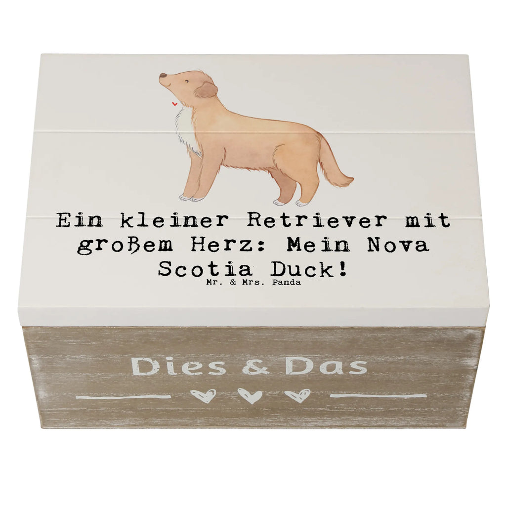 Holzkiste Nova Scotia Duck Herz Holzkiste, Kiste, Schatzkiste, Truhe, Schatulle, XXL, Erinnerungsbox, Erinnerungskiste, Dekokiste, Aufbewahrungsbox, Geschenkbox, Geschenkdose, Hund, Hunderasse, Rassehund, Hundebesitzer, Geschenk, Tierfreund, Schenken, Welpe