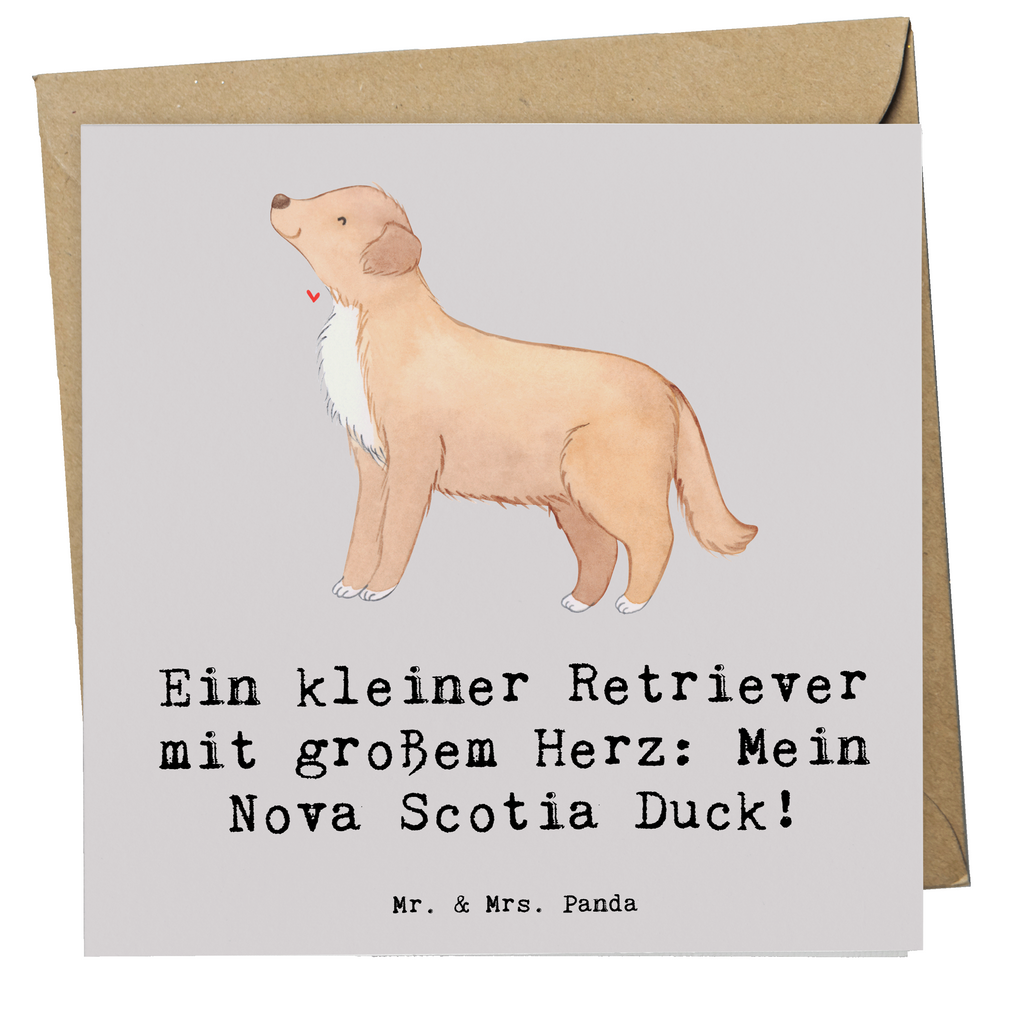 Deluxe Karte Nova Scotia Duck Herz Karte, Grußkarte, Klappkarte, Einladungskarte, Glückwunschkarte, Hochzeitskarte, Geburtstagskarte, Hochwertige Grußkarte, Hochwertige Klappkarte, Hund, Hunderasse, Rassehund, Hundebesitzer, Geschenk, Tierfreund, Schenken, Welpe