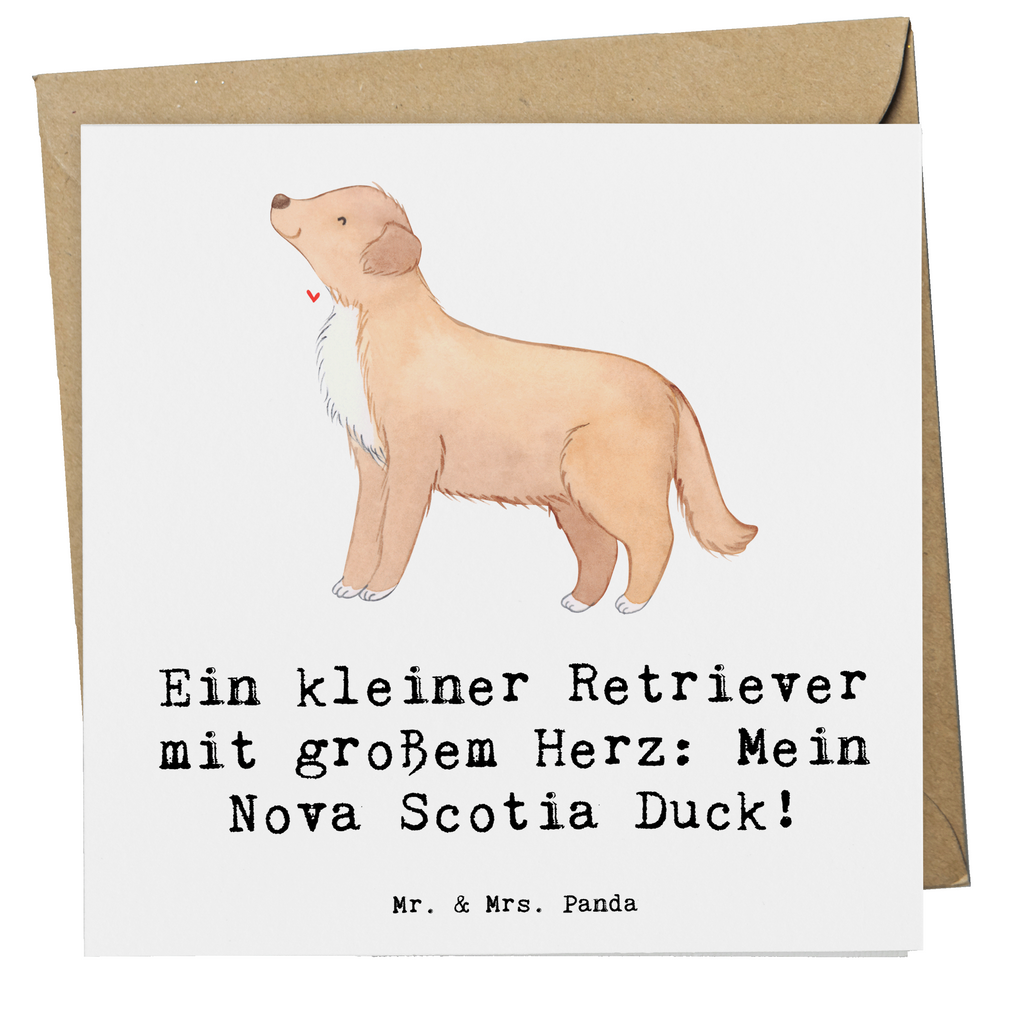 Deluxe Karte Nova Scotia Duck Herz Karte, Grußkarte, Klappkarte, Einladungskarte, Glückwunschkarte, Hochzeitskarte, Geburtstagskarte, Hochwertige Grußkarte, Hochwertige Klappkarte, Hund, Hunderasse, Rassehund, Hundebesitzer, Geschenk, Tierfreund, Schenken, Welpe