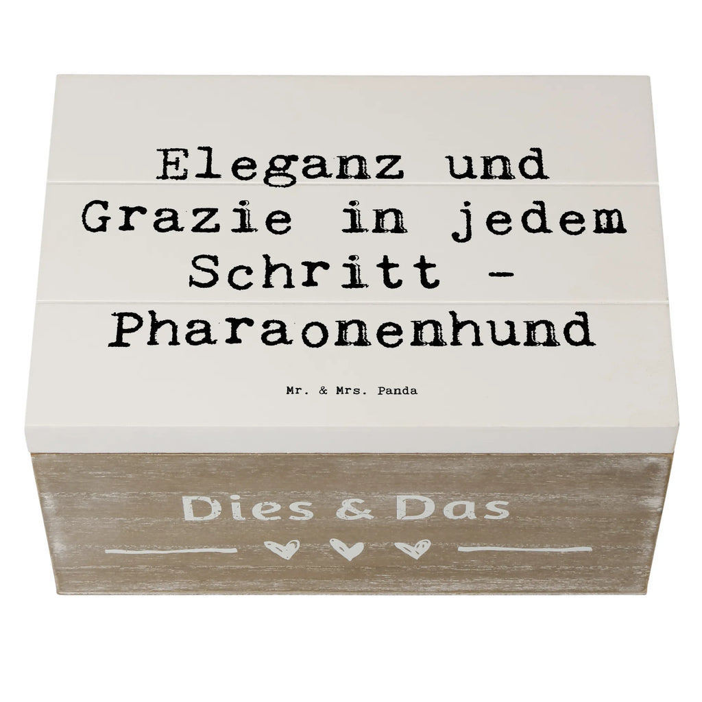 Holzkiste Spruch Eleganter Pharaonenhund Holzkiste, Kiste, Schatzkiste, Truhe, Schatulle, XXL, Erinnerungsbox, Erinnerungskiste, Dekokiste, Aufbewahrungsbox, Geschenkbox, Geschenkdose, Hund, Hunderasse, Rassehund, Hundebesitzer, Geschenk, Tierfreund, Schenken, Welpe