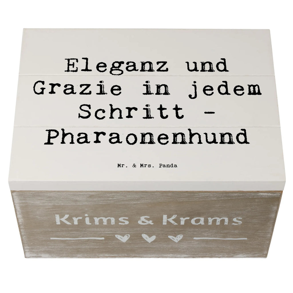 Holzkiste Spruch Eleganter Pharaonenhund Holzkiste, Kiste, Schatzkiste, Truhe, Schatulle, XXL, Erinnerungsbox, Erinnerungskiste, Dekokiste, Aufbewahrungsbox, Geschenkbox, Geschenkdose, Hund, Hunderasse, Rassehund, Hundebesitzer, Geschenk, Tierfreund, Schenken, Welpe