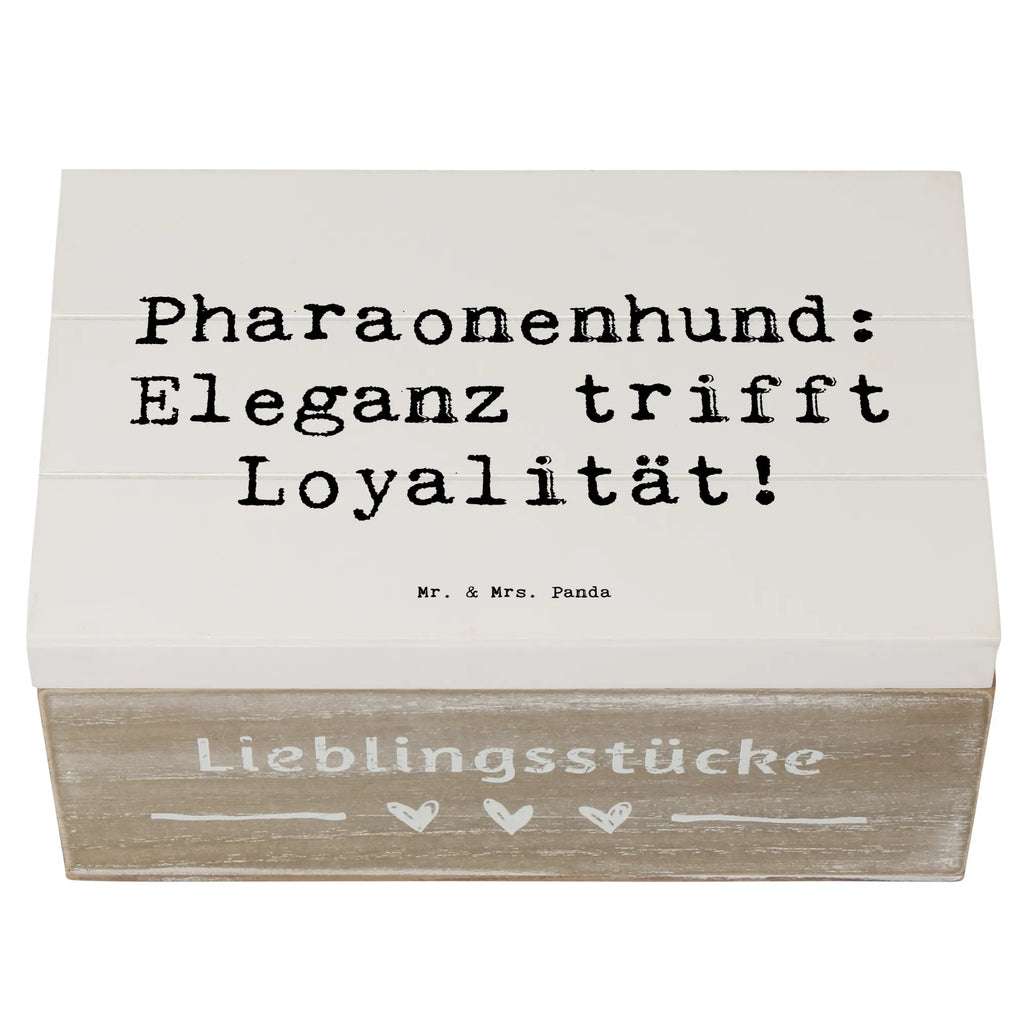 Holzkiste Spruch Pharaonenhund Eleganz Holzkiste, Kiste, Schatzkiste, Truhe, Schatulle, XXL, Erinnerungsbox, Erinnerungskiste, Dekokiste, Aufbewahrungsbox, Geschenkbox, Geschenkdose, Hund, Hunderasse, Rassehund, Hundebesitzer, Geschenk, Tierfreund, Schenken, Welpe