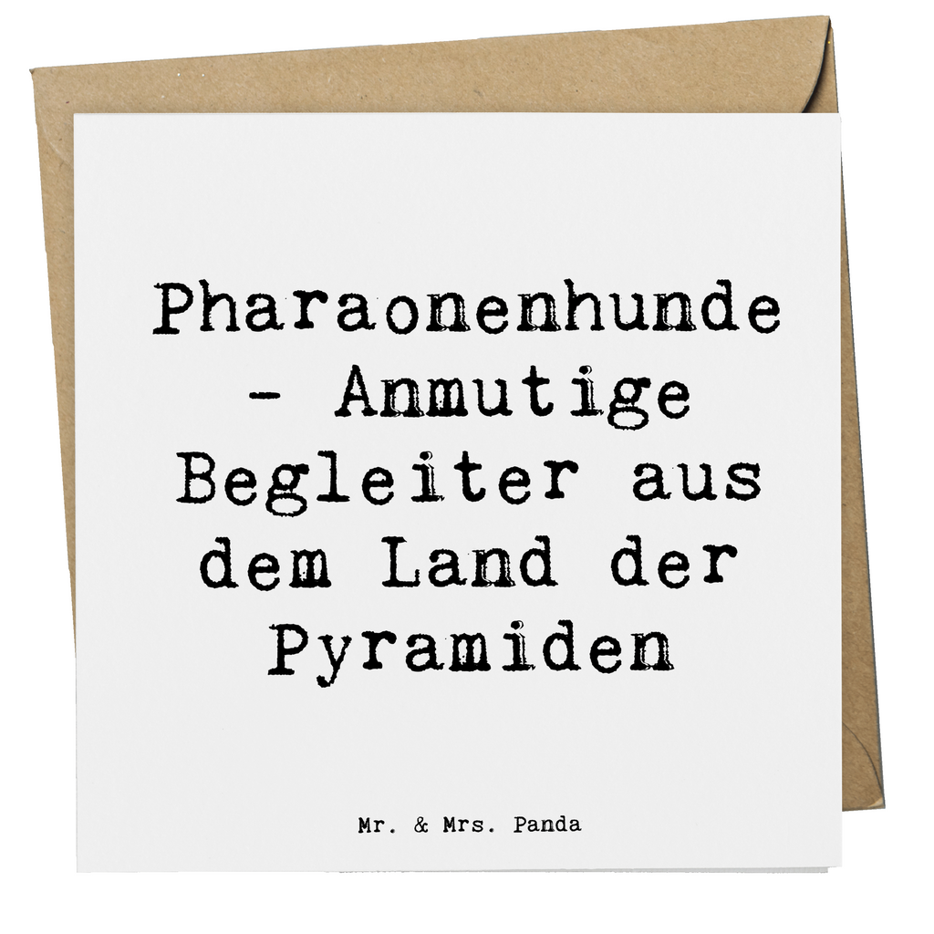 Deluxe Karte Spruch Pharaonenhund Freunde Karte, Grußkarte, Klappkarte, Einladungskarte, Glückwunschkarte, Hochzeitskarte, Geburtstagskarte, Hochwertige Grußkarte, Hochwertige Klappkarte, Hund, Hunderasse, Rassehund, Hundebesitzer, Geschenk, Tierfreund, Schenken, Welpe