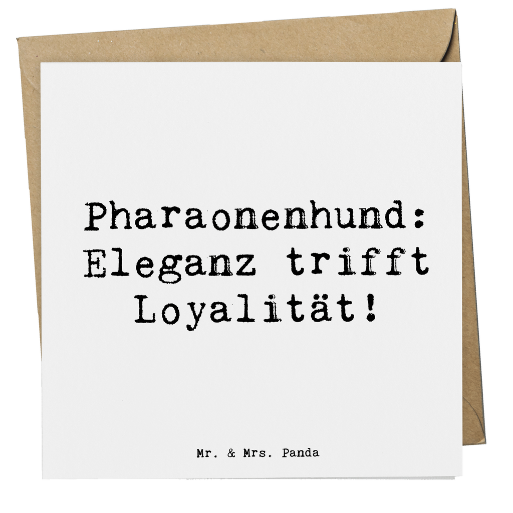 Deluxe Karte Spruch Pharaonenhund Eleganz Karte, Grußkarte, Klappkarte, Einladungskarte, Glückwunschkarte, Hochzeitskarte, Geburtstagskarte, Hochwertige Grußkarte, Hochwertige Klappkarte, Hund, Hunderasse, Rassehund, Hundebesitzer, Geschenk, Tierfreund, Schenken, Welpe