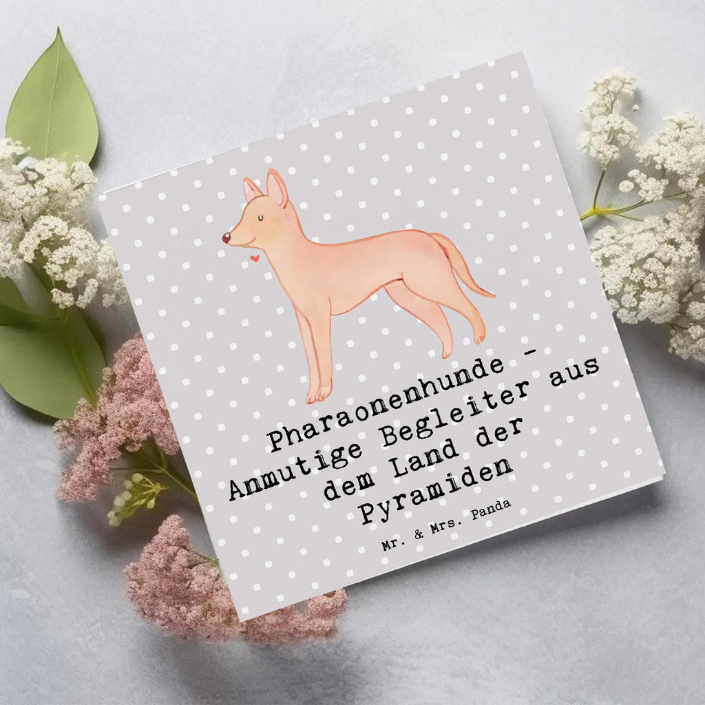 Deluxe Karte Pharaonenhund Freunde Karte, Grußkarte, Klappkarte, Einladungskarte, Glückwunschkarte, Hochzeitskarte, Geburtstagskarte, Hochwertige Grußkarte, Hochwertige Klappkarte, Hund, Hunderasse, Rassehund, Hundebesitzer, Geschenk, Tierfreund, Schenken, Welpe