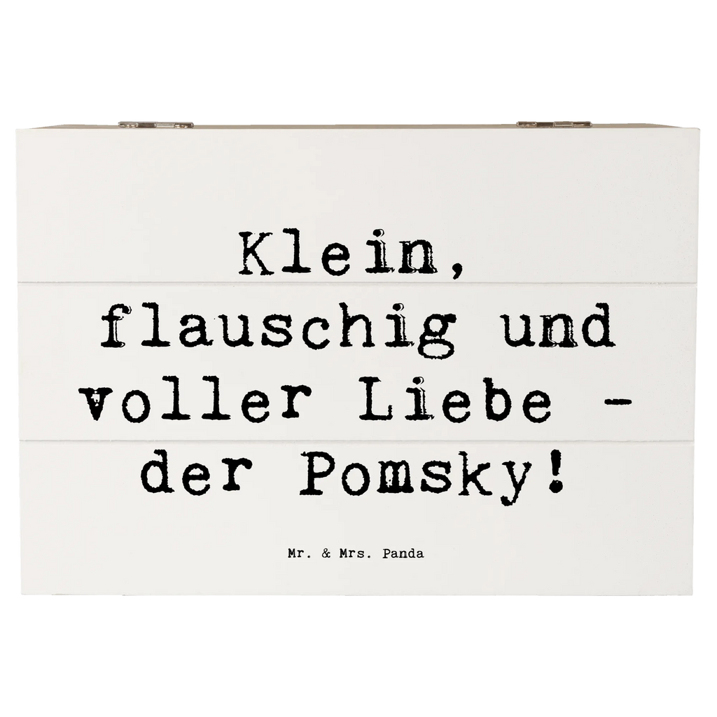 Holzkiste Spruch Flauschiger Pomsky Holzkiste, Kiste, Schatzkiste, Truhe, Schatulle, XXL, Erinnerungsbox, Erinnerungskiste, Dekokiste, Aufbewahrungsbox, Geschenkbox, Geschenkdose, Hund, Hunderasse, Rassehund, Hundebesitzer, Geschenk, Tierfreund, Schenken, Welpe