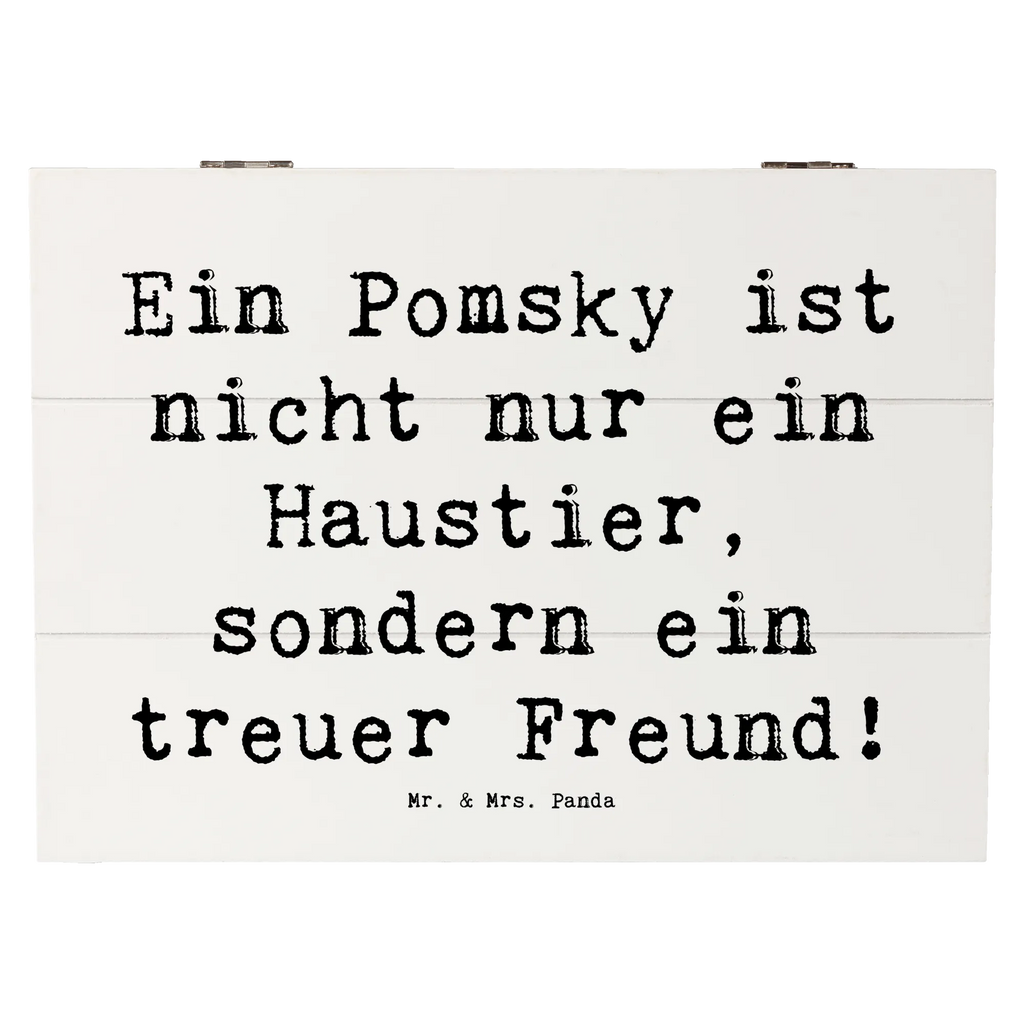 Holzkiste Spruch Pomsky Freund Holzkiste, Kiste, Schatzkiste, Truhe, Schatulle, XXL, Erinnerungsbox, Erinnerungskiste, Dekokiste, Aufbewahrungsbox, Geschenkbox, Geschenkdose, Hund, Hunderasse, Rassehund, Hundebesitzer, Geschenk, Tierfreund, Schenken, Welpe