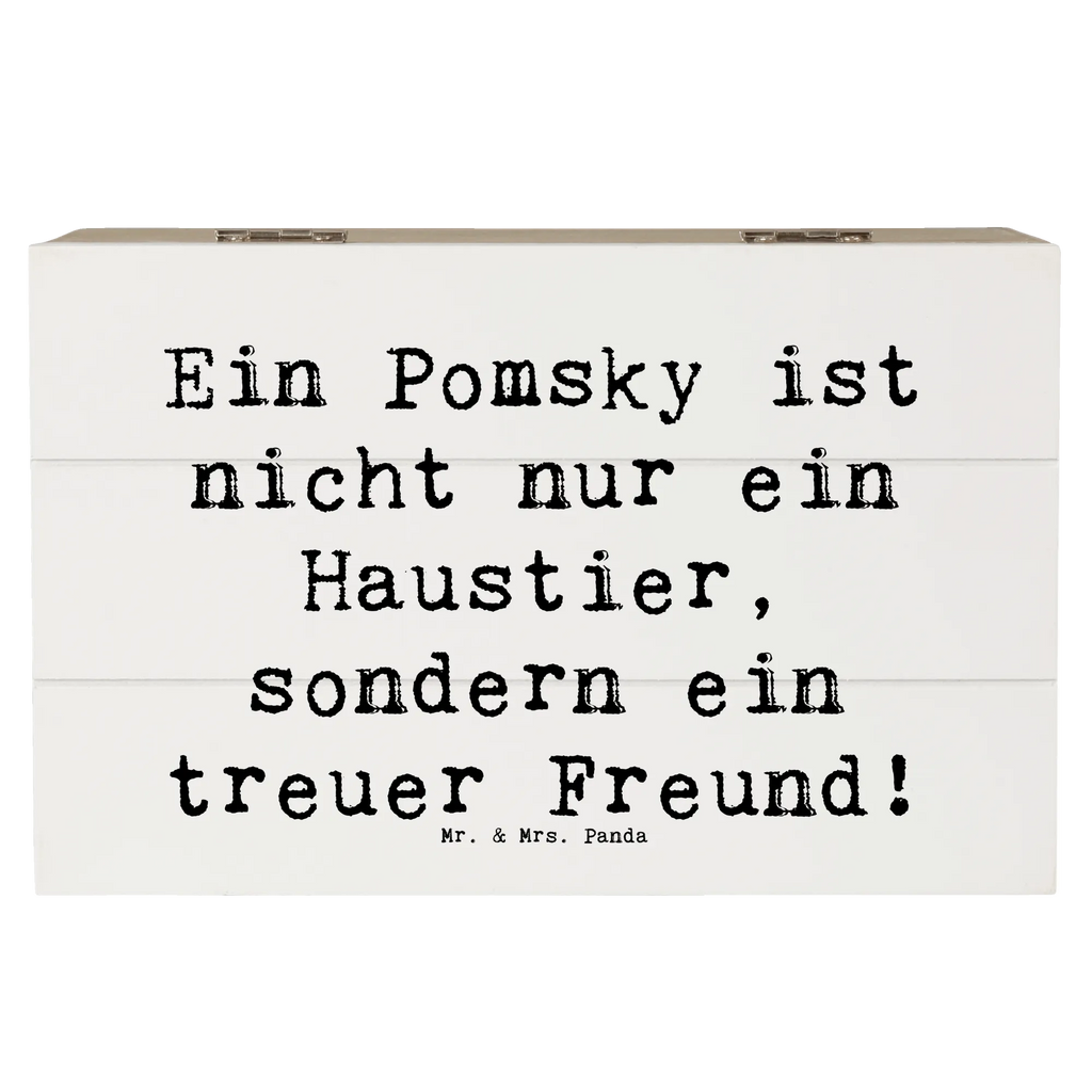 Holzkiste Spruch Pomsky Freund Holzkiste, Kiste, Schatzkiste, Truhe, Schatulle, XXL, Erinnerungsbox, Erinnerungskiste, Dekokiste, Aufbewahrungsbox, Geschenkbox, Geschenkdose, Hund, Hunderasse, Rassehund, Hundebesitzer, Geschenk, Tierfreund, Schenken, Welpe