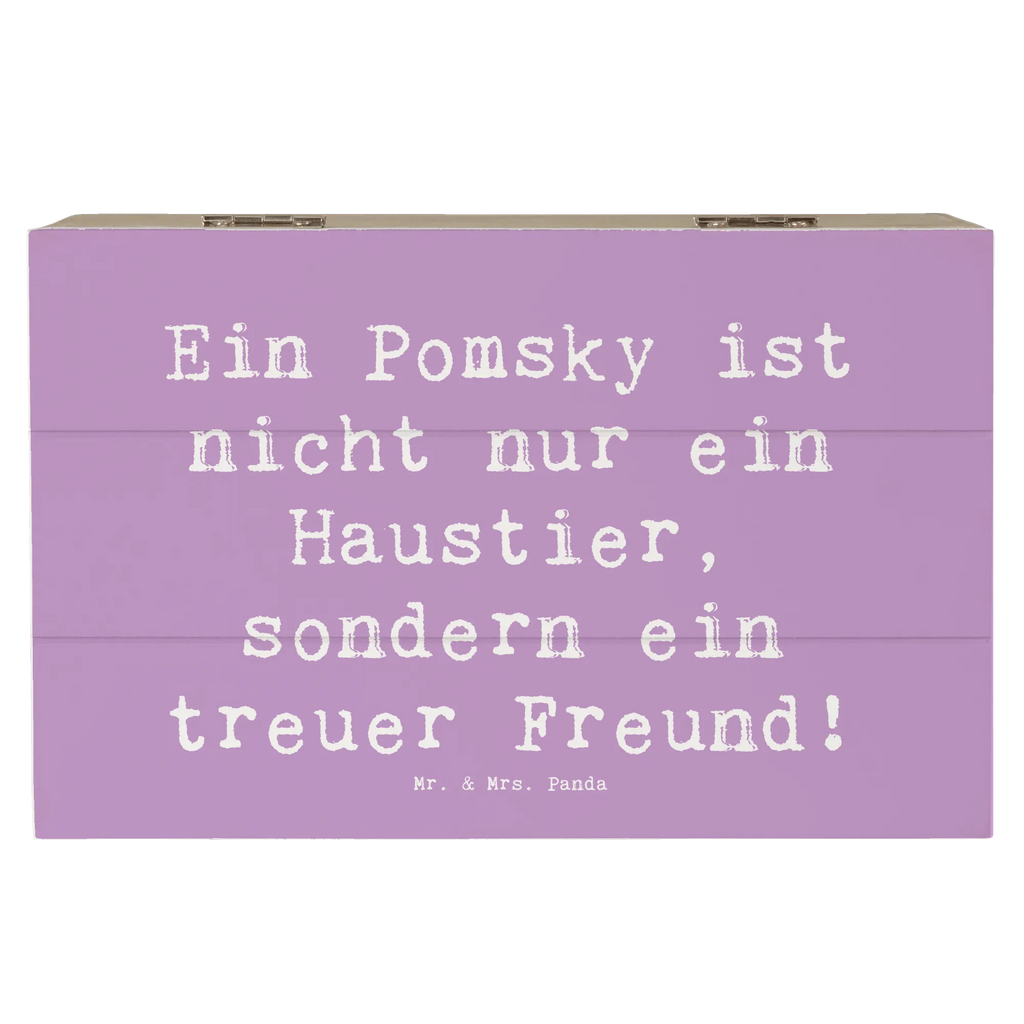 Holzkiste Spruch Pomsky Freund Holzkiste, Kiste, Schatzkiste, Truhe, Schatulle, XXL, Erinnerungsbox, Erinnerungskiste, Dekokiste, Aufbewahrungsbox, Geschenkbox, Geschenkdose, Hund, Hunderasse, Rassehund, Hundebesitzer, Geschenk, Tierfreund, Schenken, Welpe